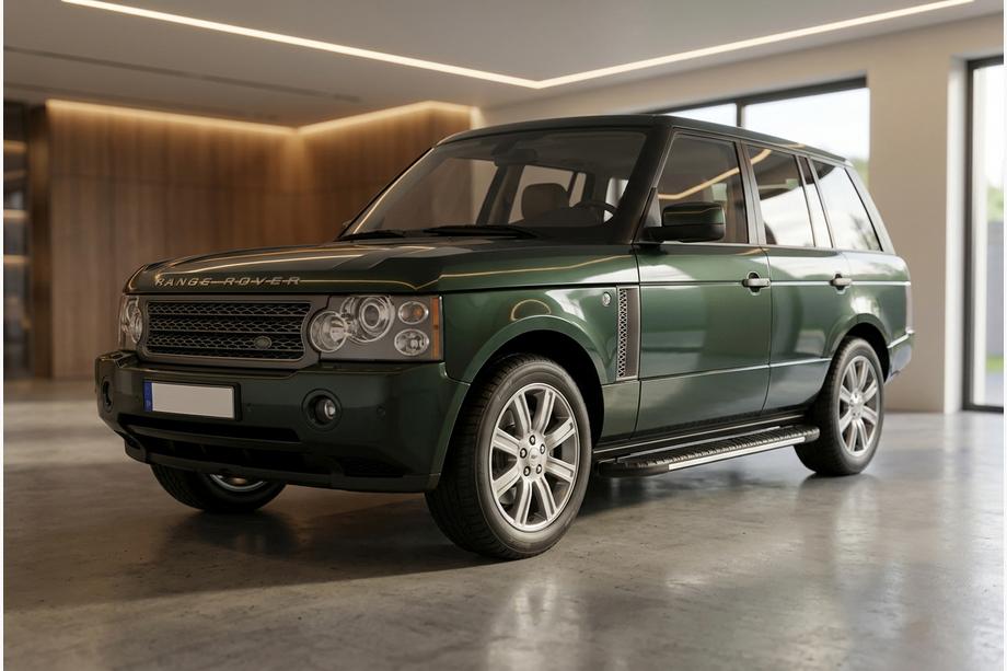 Range Rover III L322 2002–2012 Bočné nášľapy Bosphorus Grey (2 ks, hliník) Image