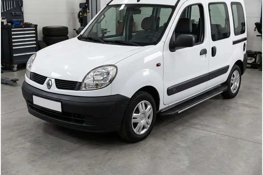 Renault Kangoo 1998–2008 Bočné nášľapy Bosphorus Grey (2 ks, hliník) Image