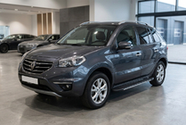 Renault Koleos 2008–2016 Bočné nášľapy Bosphorus Grey (2 ks, hliník) fotografia 1