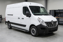 Renault Master 2011–2023 Bočné nášľapy Bosphorus Grey (2 ks, hliník) fotografia 1