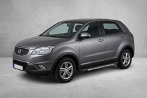 SsangYong Korando 2010–2019 Bočné nášľapy Bosphorus Grey (2 ks, hliník) fotografia 1