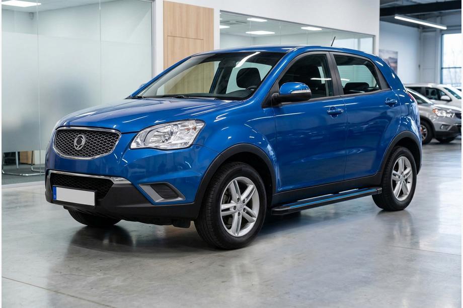 SsangYong Korando 2010–2019 Bočné nášľapy Maya Blue (2 ks, hliník) Image