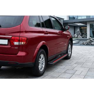 Bočné prahy Maya Red (2 ks., hliník) SsangYong Kyron 2005–2014 fotografia 1
