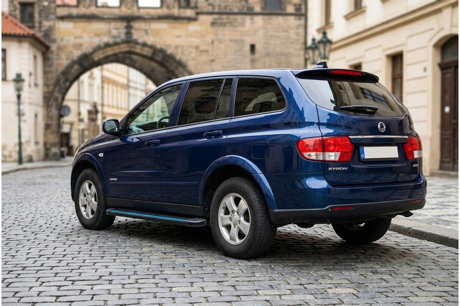 SsangYong Kyron 2005–2014 Bočné nášľapy Maya Blue (2 ks, hliník) Image