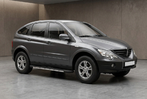 SsangYong Action 2005–2018 Bočné nášľapy Bosphorus Grey (2 ks, hliník) fotografia 1