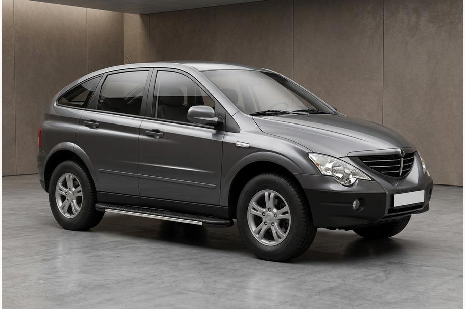 SsangYong Action 2005–2018 Bočné nášľapy Bosphorus Grey (2 ks, hliník) Image