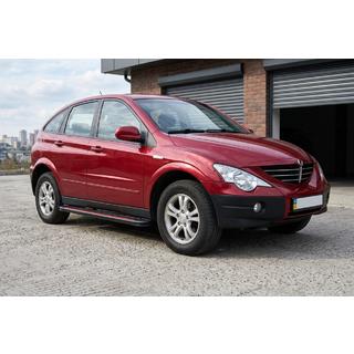 Bočné prahy Maya Red (2 ks., hliník) SsangYong Action 2005–2018 fotografia 1