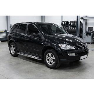 Bočné nášľapy Maydos V2 (2 ks, hliník/nehrdzavejúca oceľ) SsangYong Action 2005–2018 fotografia 1