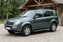 SsangYong Rexton I 2001–2017 Bočné nášľapy Bosphorus Grey (2 ks, hliník) 2012-2017 fotografia 1