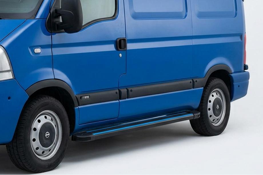 Renault Master 1998–2010 Bočné nášľapy Maya Blue (2 ks, hliník) Image