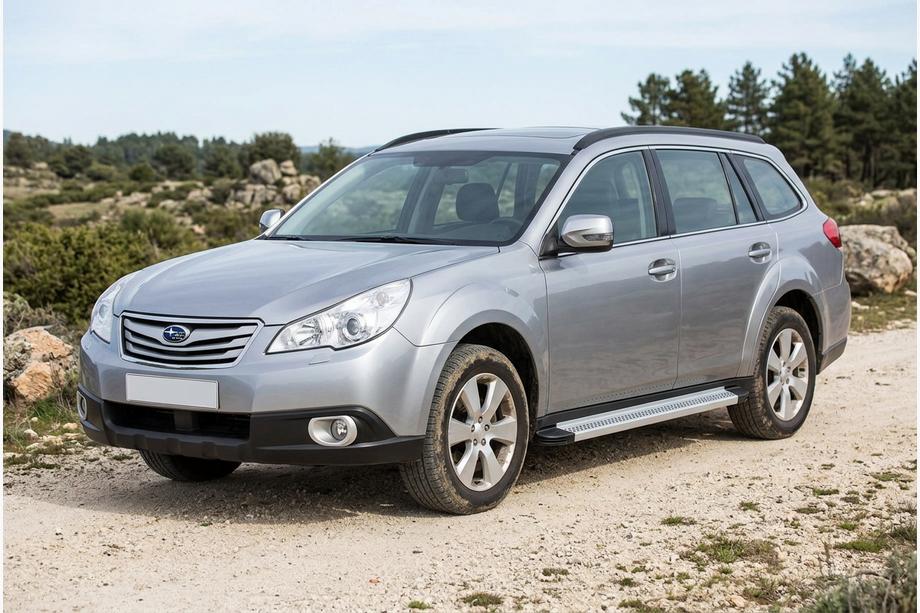 Subaru Outback 2009–2014 Bočné nášľapy Maya V2 (2 ks, hliník) Image