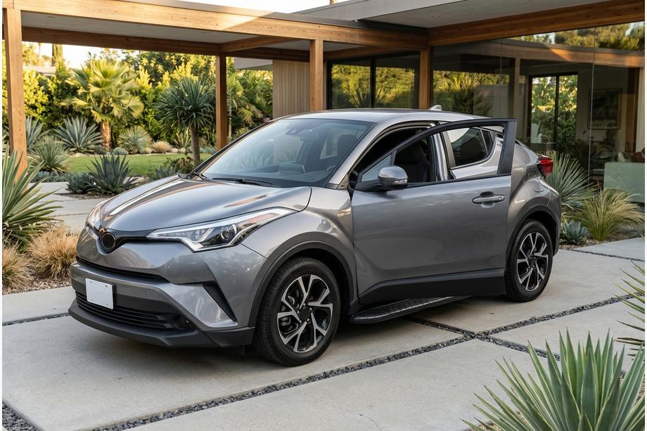Toyota C-HR 2016–2023 Bočné nášľapy Bosphorus Black (2 ks, hliník) Image