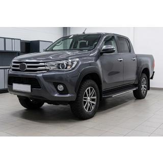 Bočné nášľapy Bosphorus Grey (2 ks, hliník) Toyota Hilux 2015– fotografia 1