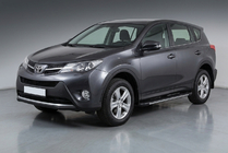 Toyota Rav 4 2013–2018 Bočné nášľapy Bosphorus Grey (2 ks, hliník) fotografia 1