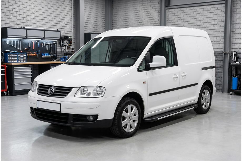 Volkswagen Caddy 2004–2010 Bočné nášľapy Bosphorus Grey (2 ks, hliník) Image