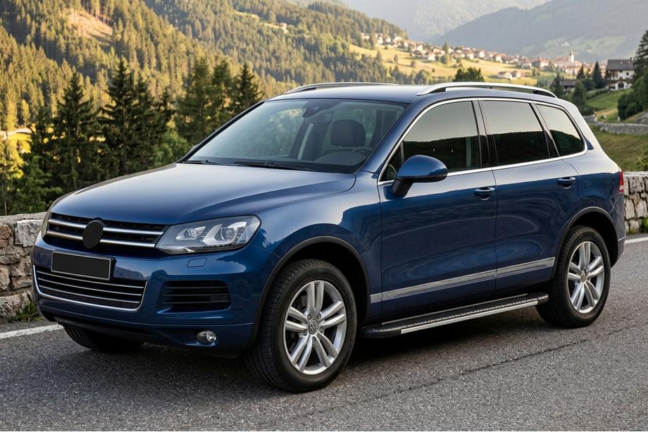 Volkswagen Touareg 2010–2018 Bočné nášľapy Bosphorus Grey (2 ks, hliník) Image