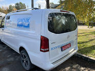 Mercedes Vito/V-trieda W447 2014– Chrómové strešné lyžiny DDU (plastové nožičky) fotografia 1