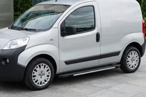 Peugeot Bipper 2008–2017 Bočné nášľapy Bosphorus Grey (2 ks, hliník) fotografia 1
