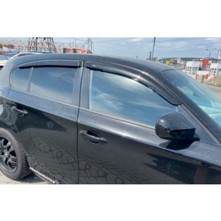 Deflektory okien (4 ks, HIC) BMW 1 Series E81/E82/E87/E88 2004–2011 fotografia 1