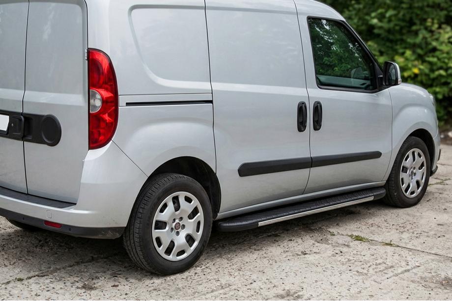Opel Combo 2012–2018 Bočné nášľapy Bosphorus Grey (2 ks, hliník) Image