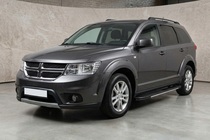 Dodge Journey 2008–2020 Bočné nášľapy Bosphorus Grey (2 ks, hliník) fotografia 1
