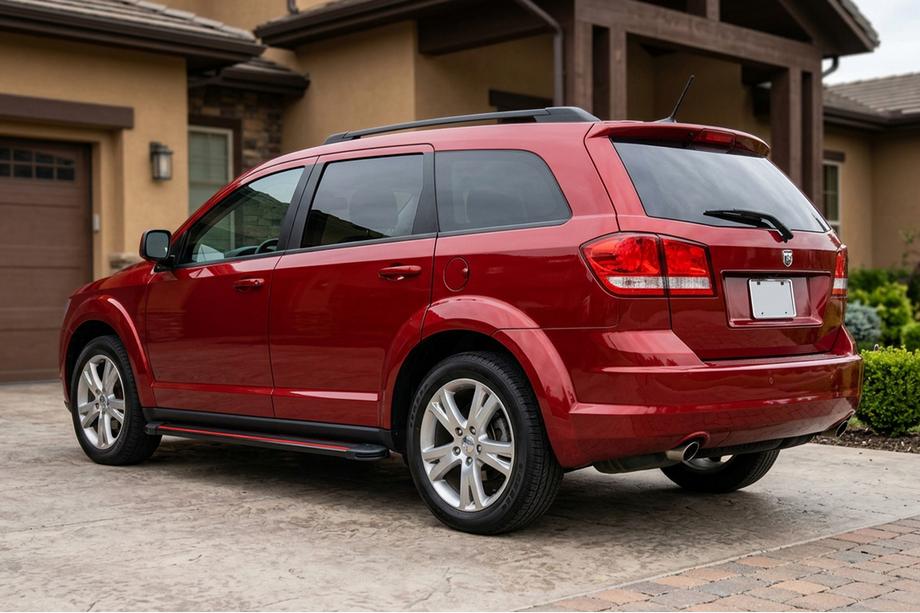 Dodge Journey 2008–2020 Bočné prahy Maya Red (2 ks., hliník) Image