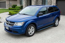 Dodge Journey 2008–2020 Bočné nášľapy Maya Blue (2 ks, hliník) fotografia 1