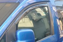 Fiat Doblo I 2005–2010 Vkladané okenné deflektory (2 ks, HIC) fotografia 4