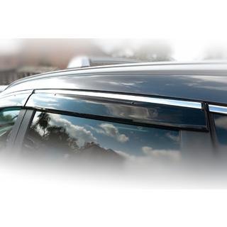 Okenné deflektory s chrómovou lištou (4 ks, HIC) Honda CRV 2017–2022 fotografia 2