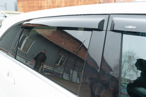 Mercedes B-class W246 2011–2018 Deflektory okien (4 ks, HIC) fotografia 9