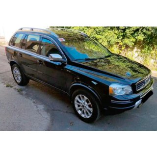 Okenné deflektory s chrómovou lištou (4 ks, HIC) Volvo XC90 2002–2014 fotografia 1