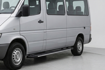 Volkswagen LT 1995–2006 Bočné nášľapy Bosphorus Grey (2 ks, hliník) fotografia 1