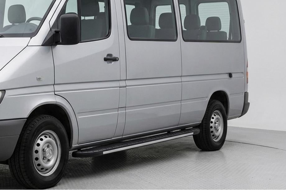 Volkswagen LT 1995–2006 Bočné nášľapy Bosphorus Grey (2 ks, hliník) Image