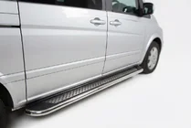 Mercedes Viano 2004–2014 Bočné nášľapy Maydos V2 (2 ks, hliník) fotografia 1