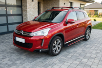 Citroen C-4 Aircross 2012–2017 Bočné prahy Maya Red (2 ks., hliník) fotografia 1
