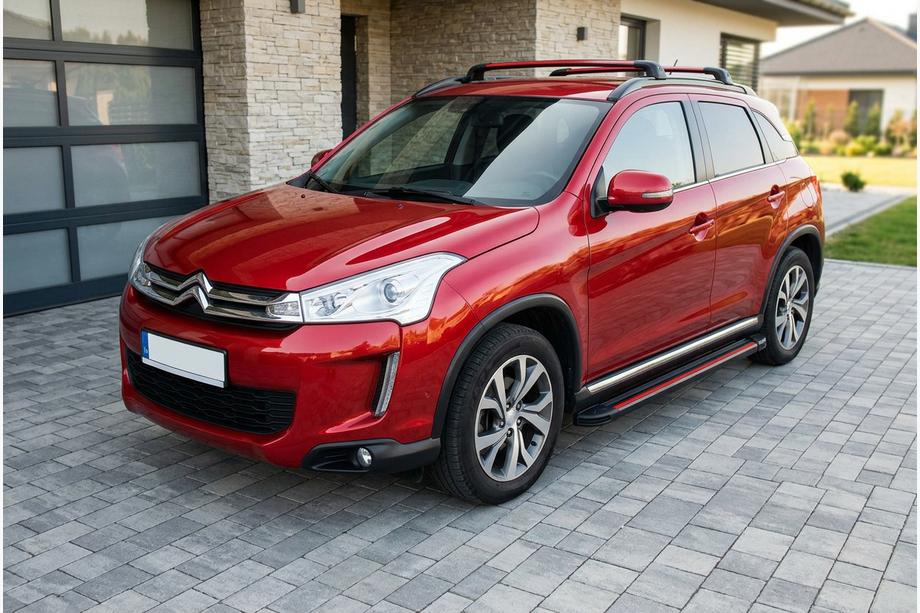 Citroen C-4 Aircross 2012–2017 Bočné prahy Maya Red (2 ks., hliník) Image