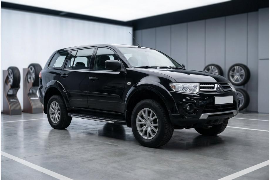 Mitsubishi Pajero Sport 2008–2015 Bočné nášľapy Bosphorus Grey (2 ks, hliník) Image