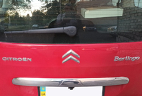 Citroen Berlingo 2008–2018 Chrómová lišta nad ŠPZ (nerez) fotografia 1