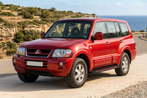 Mitsubishi Pajero Wagon III 1999–2006 Bočné prahy Maya Red (2 ks., hliník) fotografia 1