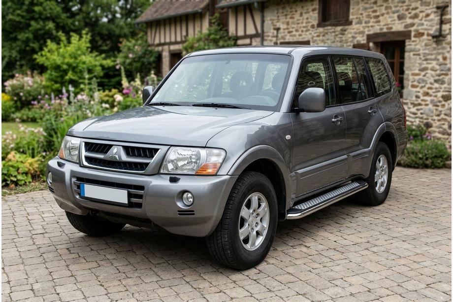 Mitsubishi Pajero Wagon III 1999–2006 Bočné nášľapy Maydos V2 (2 ks, hliník/nehrdzavejúca oceľ) Image