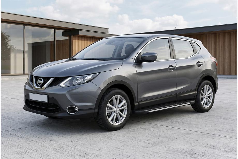 Nissan Qashqai 2014–2021 Bočné nášľapy Bosphorus Grey (2 ks, hliník) Image