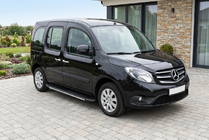 Mercedes Citan 2013–2021 Bočné nášľapy Bosphorus Grey (2 ks, hliník) Dlhý rázvor fotografia 1