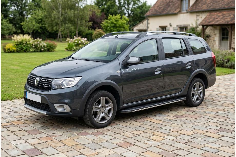 Dacia Logan MCV 2013–2020 Bočné nášľapy Bosphorus Grey (2 ks, hliník) Image