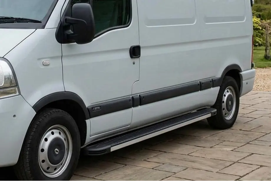 Opel Movano 2004–2010 Bočné prahy Maya V1 (2 ks, hliník) Image