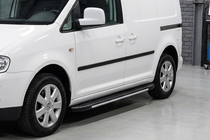 Volkswagen Caddy 2010–2015 Bočné nášľapy Bosphorus Grey (2 ks, hliník) fotografia 1