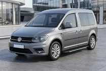 Volkswagen Caddy 2015–2020 Bočné nášľapy Bosphorus Grey (2 ks, hliník) fotografia 1