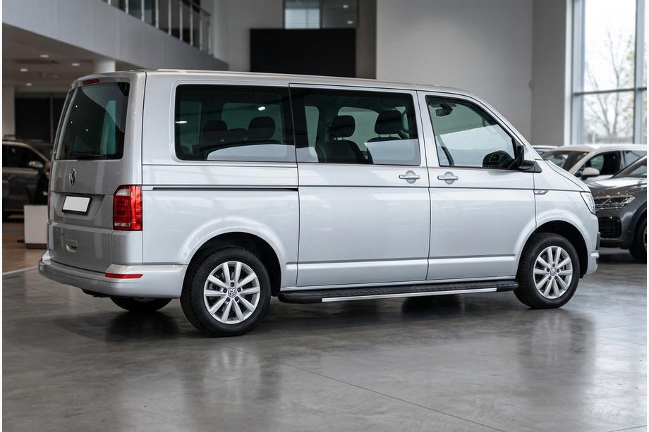 Volkswagen T6 2015–2024 Bočné nášľapy Bosphorus Grey (2 ks, hliník) Dlhý rázvor Image