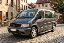 Mercedes Vito W638 1996–2003 Bočné nášľapy Bosphorus Grey (2 ks, hliník) fotografia 1