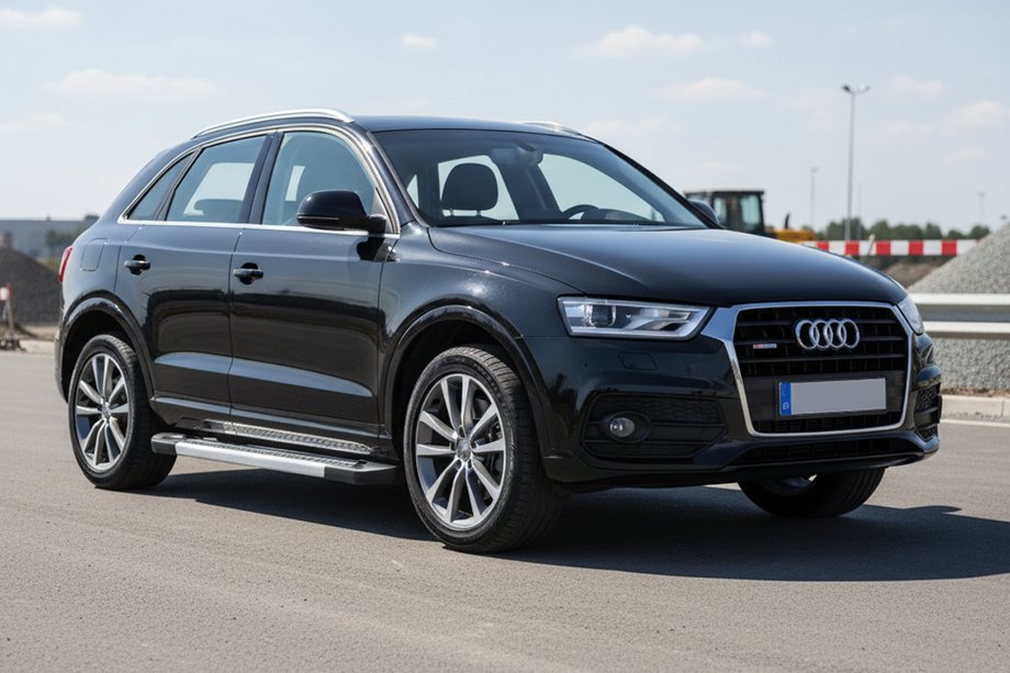 Audi Q3 2011–2019 Bočné nášľapy New Vision Grey (2 ks, hliník) Fotografia 1