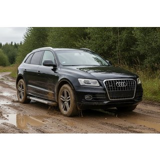 Bočné nášľapy New Vision Grey (2 ks, hliník) Audi Q5 2008–2017 fotografia 1
